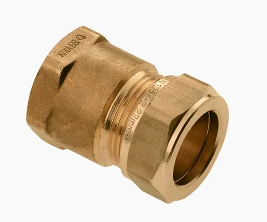 82578 Bonfix schroefbus 3/4 x 15 messing vertinde knelfitting ...